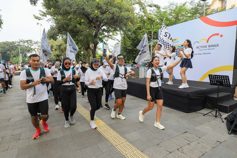 Potret Semarak Fun Run teman kumparan X Huawei di CFD Sudirman (6)