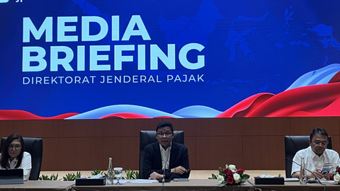 Direktur Jenderal Pajak Kementerian Keuangan, Bimo Wijayanto, saat media briefing, Senin (20/10/2025). Foto: Fariza Rizky Ananda/kumparan