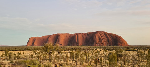 Uluru di saat sunrise. Dok: Pribadi