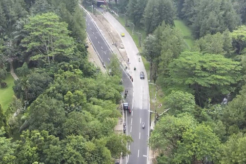 Foto Udara Jalan Shortcut Subianto Sentul. Foto: Dok. Diskominfo Kab Bogor