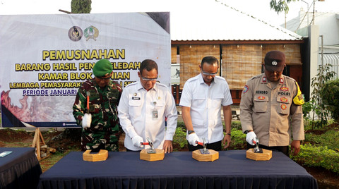 Kemenimipas gencar melakukan razia di lapas dan rutan dalam setahun terakhir. Foto: Dok. Kemenimipas