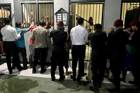 Kemenimipas gencar melakukan razia di lapas dan rutan dalam setahun terakhir. Foto: Dok. Kemenimipas