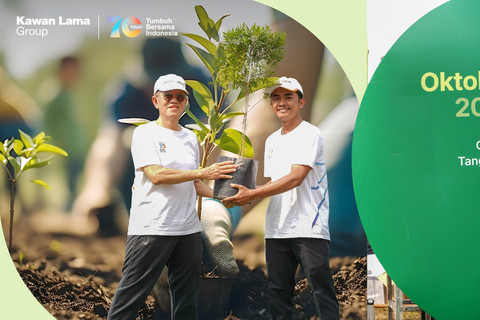 Kawan Lama Group melaksanakan program Trees for Tomorrow. Foto: dok. Kawan Lama Group
