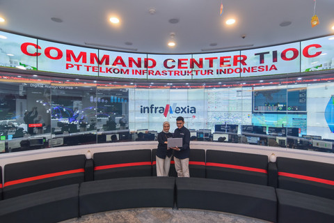 Infranexia yang merupakan identitas baru PT Telkom Infrastruktur Indonesia (TIF) sebagai penyedia Wholesale Fiber Connectivity. Foto: Telkom