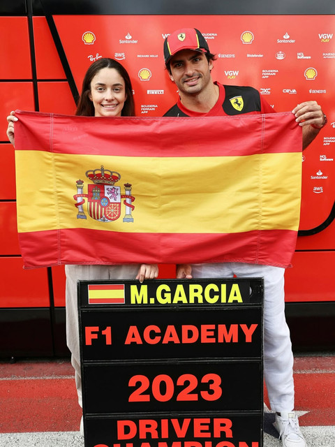 Marta Garcia di F1 Academy. Foto: Instagram @f1academy