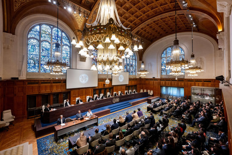 Sidang Mahkamah Internasional (ICJ) soal Israel, Rabu (22/10/2025).  Foto: Dok ICJ.org