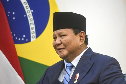 Presiden Prabowo Subianto saat melakukan pertemuan dengan Presiden Brazil Luiz Inacio Lula da Silva di Istana Merdeka, Jakarta, Kamis (23/10/2025). Foto: Muhammad Adimaja/ANTARA FOTO
