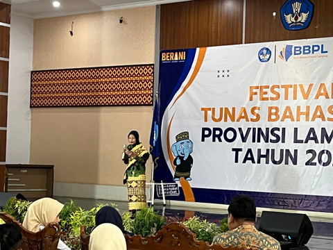 Festival Tunas Bahasa Ibu (FTBI) Tingkat Provinsi Lampung 2025 | Foto : Eka Febriani / Lampung Geh