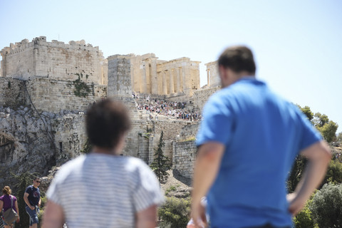 Akropolis, Yunani. Foto: Aris Oikonomou / AFP