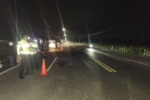 Lokasi kecelakaan ambulans dan sepeda motor di Kulon Progo. Foto: Dok. Polres Kulon Progo