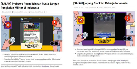 Hoaks Selama 1 Tahun Pemerintah Prabowo-Gibran.  Foto: Dok. Mafindo