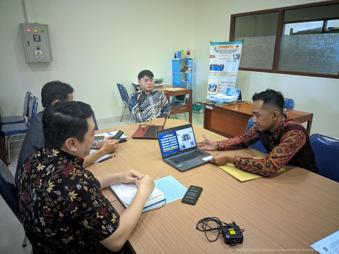 Bidang Pelayanan Kekayaan Intelektual Kantor Wilayah Kementerian Hukum Kalimantan Barat melaksanakan kegiatan Koordinasi Pendampingan Pencatatan Hak Cipta di Politeknik Tonggak Equator Pontianak. Foto: Dok. Kanwil Kemenkum Kalbar