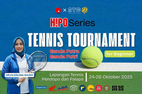 Hi!Po Series Tennis Tournament for Beginner. Foto: Dok. Hi!Pontianak