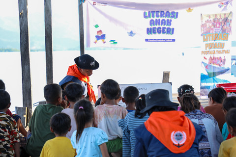 BRI Peduli Hadirkan Perahu Literasi untuk Mendorong Akses Pendidikan di Tolitoli, Sulawesi Tengah. Foto: Dok. BRI.