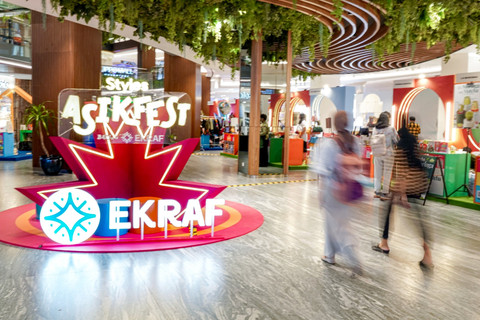 Rayakan Hari Ekonomi Kreatif Nasional, Kementerian Ekonomi Kreatif (Kemenekraf) gelar OktoBerkreasi. Foto: Dok: Kemenekraf