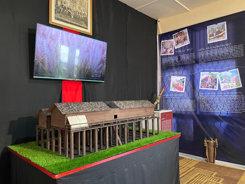 Pameran kebudayaan khas Kalbar yang dihadirkan di Balai Pelestarian Kebudayaan (BPK) Wilayah XII Kalimantan Barat. Foto: Dok. Hi!Pontianak