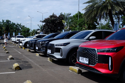 Seremoni handover 1.000 unit Chery Tiggo Cross CSH di Jakarta. Foto: Aditya Pratama Niagara/kumparan