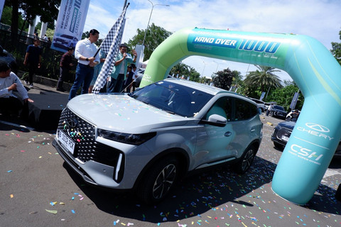 Seremoni handover 1.000 unit Chery Tiggo Cross CSH di Jakarta. Foto: Aditya Pratama Niagara/kumparan