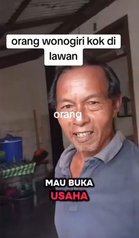 Seorang pria viral di media sosial karena menyebut tak ada usaha mi ayam dan basko yang bisa mengalahkan kesuksesan orang Wonogiri. Foto: Dok. Istimewa