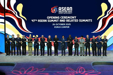 Konferensi Tingkat Tinggi (KTT) ke-47 ASEAN di Kuala Lumpur Convention Centre (KLCC), Kuala Lumpur, Malaysia, Minggu (26/10/2025) Foto: Kris - Biro Pers Sekretariat Presiden