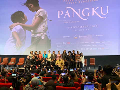 Gala Premiere film Pangku di XXI Epicentrum, Jakarta Selatan, Selasa (28/10/2025). Foto: Vincentius Mario/kumparan