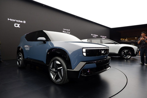 Lini mobil listrik konsep Honda Zero Alpha lakukan debut di Japan Mobility Show 2025. Foto: Aditya P. Niagara/kumparan