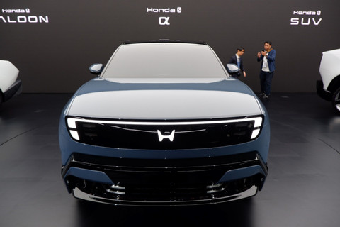 Lini mobil listrik konsep Honda Zero Alpha lakukan debut di Japan Mobility Show 2025. Foto: Aditya P. Niagara/kumparan