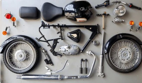 Onderdil sepeda motor. (Sumber: Shutterstock)