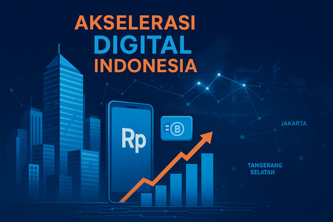 Ilustrasi transformasi digital indonesia. (Sumber foto: Idisign)