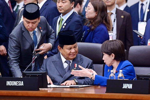 Presiden Prabowo Subianto menghadiri Konferensi Tingkat Tinggi (KTT) Kerja Sama Ekonomi Asia Pasifik (APEC) 2025 yang digelar di Hwabek International Convention Centre (HICO), Gyeongju, Korea Selatan, Jumat (31/10/2025). Foto: Muchlis Jr/Biro Pers Sekretariat Presiden