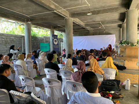 Workshop Penggerak Kawasan Gaharu Lampung di Pesantren Payungi, Kota Metro, Provinsi Lampung | Foto : Dok. Ist