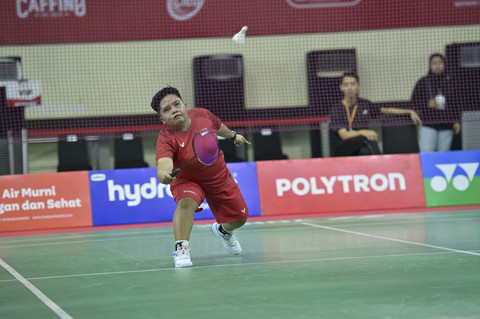 Salah satu atlet andalan Indonesia, Rina Marlina, mengaku semakin bersemangat menghadapi persaingan dalam Polytron Indonesia Para Badminton International 2025 yang diikuti oleh lebih banyak pemain papan atas dunia. Foto: Dok. Polytron Indonesia Para Badminton
