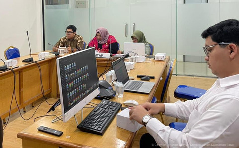 Kantor Wilayah Kementerian Hukum Kalimantan Barat menggelar Rapat Pengharmonisasian, Pembulatan dan Pemantapan Konsepsi terhadap Rancangan Peraturan Wali Kota (Raperwali) Singkawang. Foto: Dok. Kanwil Kemenkum Kalbar