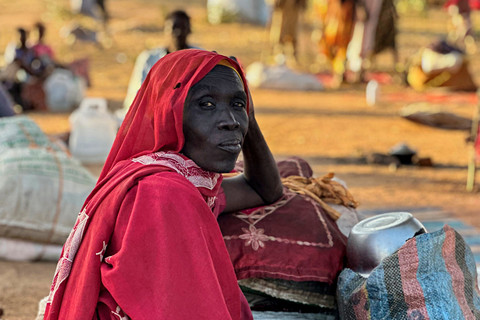 Ilustrasi perempuan Sudan. Foto: STR/AFP