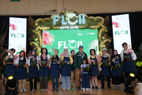 Floriculture Indonesia International (FLOII) Expo 2025 yang digelar di ICE BSD, Tangerang, pada 23–26 Oktober 2025. Foto: Dok. BRI