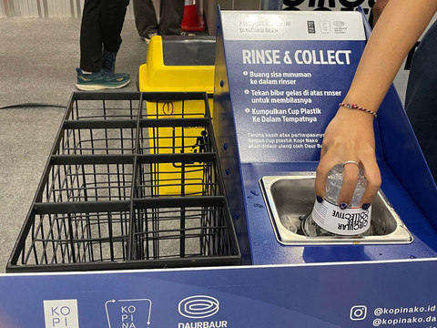 Sistem daur ulang 7 Sec Action: Rinse & Collect. Foto: Salsha Okta Fairuz/kumparan