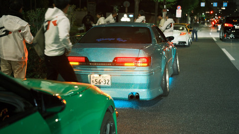 JDM Night ride di Daikoku Parking Area, Yokohama. Foto: Gesit Prayogi/kumparanOTO