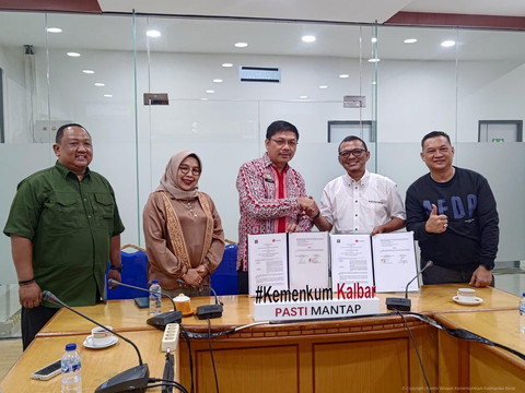Kantor Wilayah Kementerian Hukum Kalimantan Barat meningkatkan sinergi dengan media massa, salah satunya yaitu Hi!Pontianak. Foto: Dok. Kanwil Kemenkum Kalbar