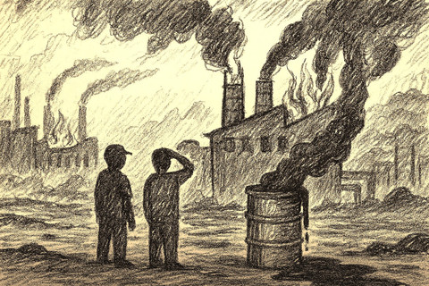 Lemahnya sistem pengawasan terhadap limbah industri yang berujung pada trauma ekologis. (Dokumen Pribadi)