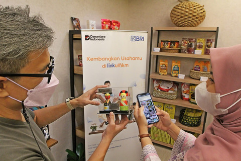LinkUMKM sebagai platform untuk meningkatkan kapasitas usaha dan mempercepat proses UMKM naik kelas. Foto: Dok. BRI