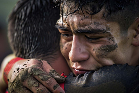 Kemiskinan ekstrem bukan hanya soal angka, tapi kisah manusia yang berjuang mempertahankan harapan di tengah keterbatasan. Setiap pelukan menyimpan cerita bertahan hidup yang tidak terlihat dalam statistik. Gambar AI Freepik