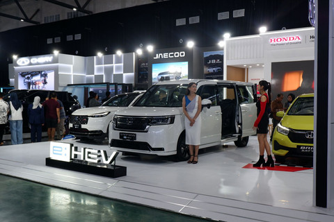 Honda di GIIAS Makassar 2025. Foto: Aditya Pratama Niagara/kumparan