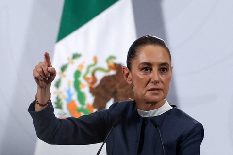 Presiden Meksiko Claudia Sheinbaum. Foto: Henry Romero/REUTERS