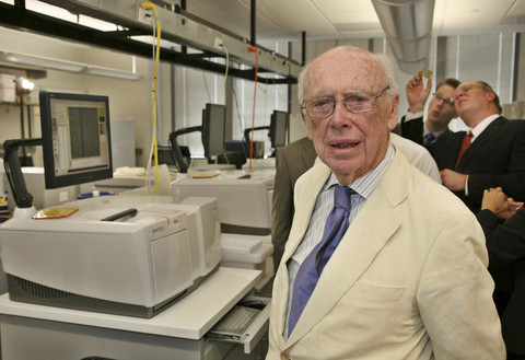 Penemu bersama struktur heliks DNA dan pendiri Proyek Genom Manusia James Watson. Foto: Richard Carson/Reuters