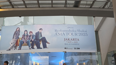 Konser Ryokuoushoku Shakai di Indonesia. Foto: Rifqi Fianto/kumparan