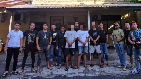 3 Pemuda asal Tuminting yang viral mengamuk menggunakan senjata tajam berhasil ditangkap pihak kepolisian. (foto: dokumen istimewa)