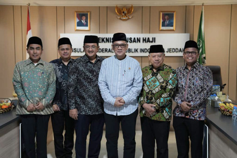 Kemenhaj koordinasi diplomatik dengan Kedutaan Besar Republik Indonesia (KBRI) untuk Arab Saudi dan Konsulat Jenderal Republik Indonesia (KJRI) di Jeddah. Foto: Dok. Kemenhaj RI