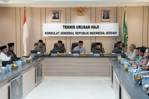 Kemenhaj koordinasi diplomatik dengan Kedutaan Besar Republik Indonesia (KBRI) untuk Arab Saudi dan Konsulat Jenderal Republik Indonesia (KJRI) di Jeddah. Foto: Dok. Kemenhaj RI