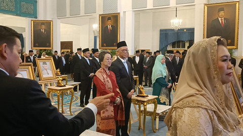 Suasana jelang upacara penganugerahan gelar Pahlawan Nasional 2025 di Istana Negara, Jakarta Pusat,Senin (10/11/2025). Foto: Zamachsyari/kumparan