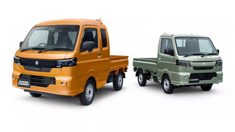 Suzuki Carry (kanan) dan Super Carry (kiri). Foto: Dok. Carscoops